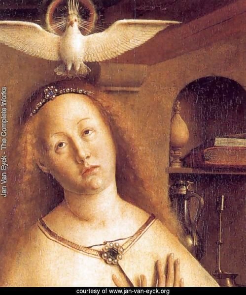 The Ghent Altarpiece Mary of the Annunciation (detail)