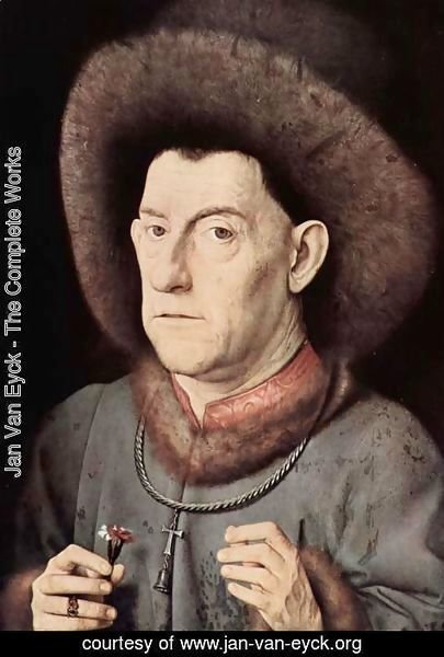 Jan Van Eyck - Portrait of a man of Garofano