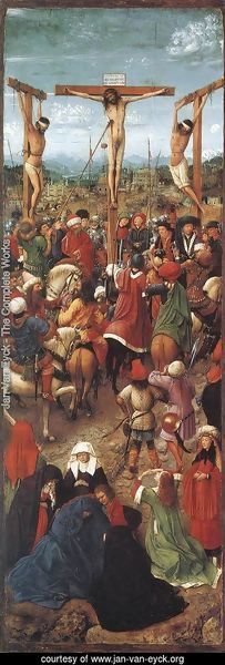 Jan Van Eyck - Crucifixion 1420-25