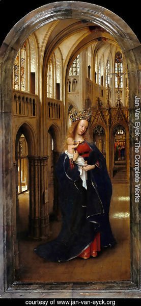 Jan Van Eyck - Madonna in the Church c. 1425