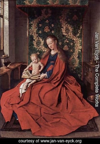 Jan Van Eyck - Madonna with the Child Reading 1433