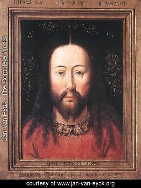 Jan Van Eyck - Portrait of Christ 1440