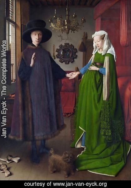 Jan Van Eyck - Portrait of Giovanni Arnolfini and his Wife 1434