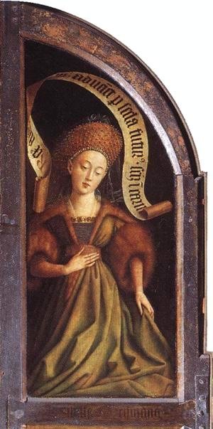 The Ghent Altarpiece- Cumaean Sibyl 1432