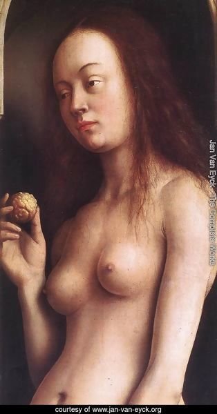 The Ghent Altarpiece- Eve (detail 2) 1425-29