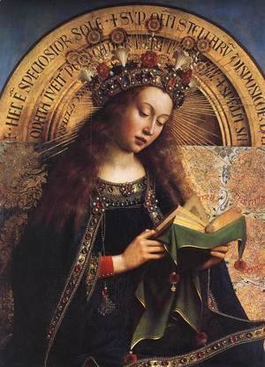 The Ghent Altarpiece- Virgin Mary (detail) 1426-29