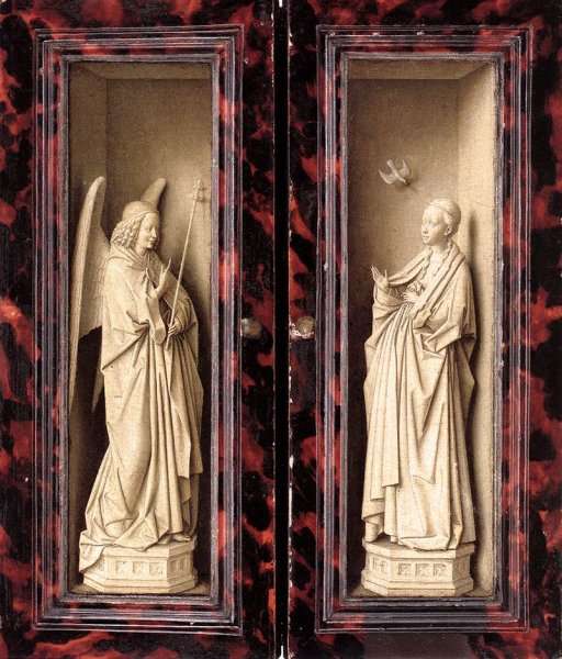 The Annunciation 2 by Jan Van Eyck