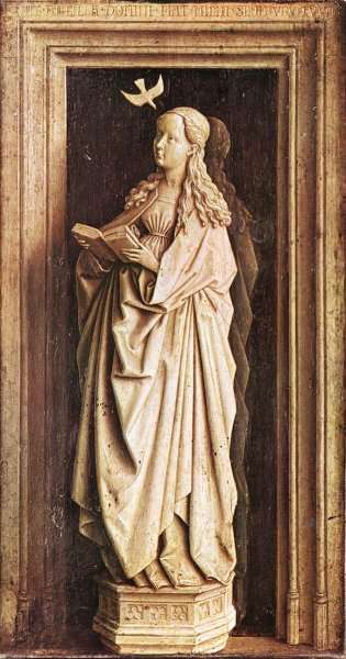 Annunciation (2) 1436 by Jan Van Eyck