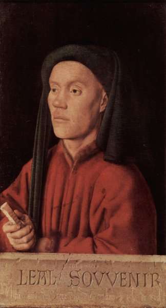 Portrait of a man (Timoteos) by Jan Van Eyck