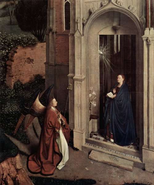 Annunciation 3 by Jan Van Eyck