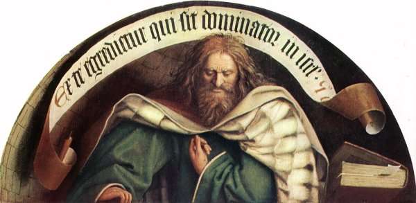 The Ghent Altarpiece- Prophet Micheas 1432 by Jan Van Eyck