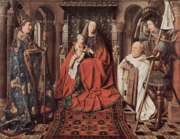 The Madonna of Canon van der Paele 1436 by Jan Van Eyck