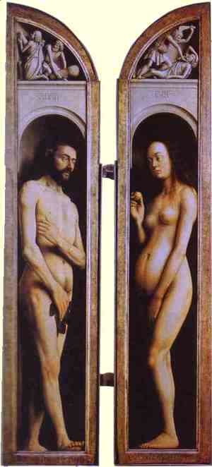 Jan Van Eyck - Adam and Eve