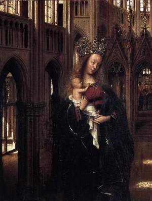 Jan Van Eyck - Madonna in the Church (detail)