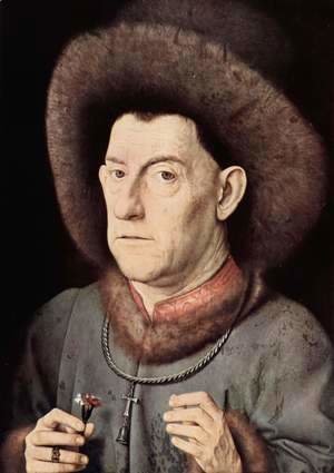 Jan Van Eyck - Portrait of a man of Garofano