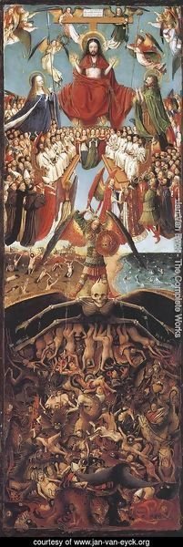 Jan Van Eyck - Last Judgment 1420-25