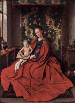 Jan Van Eyck - Madonna with the Child Reading 1433
