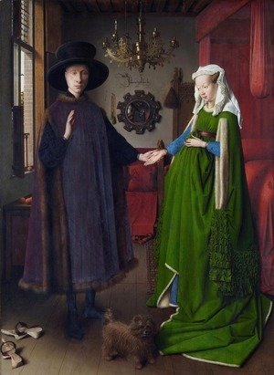 Jan Van Eyck - Portrait of Giovanni Arnolfini and his Wife 1434