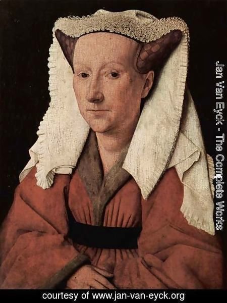 Jan Van Eyck - Portrait of Margareta van Eyck 1439