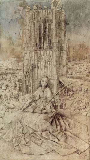 Jan Van Eyck - St Barbara 1437