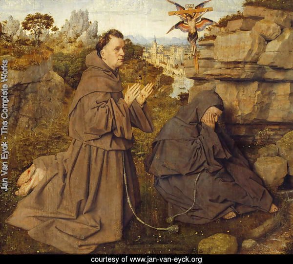 Jan Van Eyck - The Complete Works - Stigmatization of St Francis 1428 ...