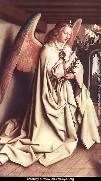 The Ghent Altarpiece Angel Of The Annunciation