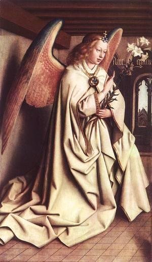 Jan Van Eyck - The Ghent Altarpiece Angel Of The Annunciation