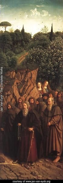 The Ghent Altarpiece- The Holy Hermits 1427-30