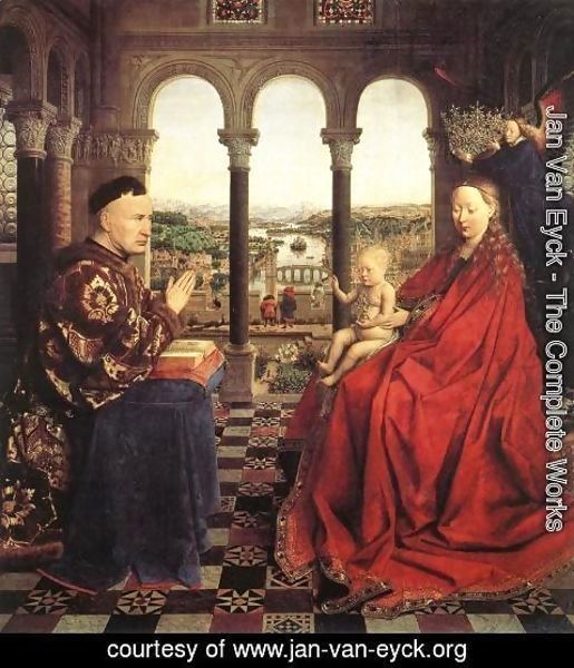 Jan Van Eyck - The Virgin Of Chancellor Rolin
