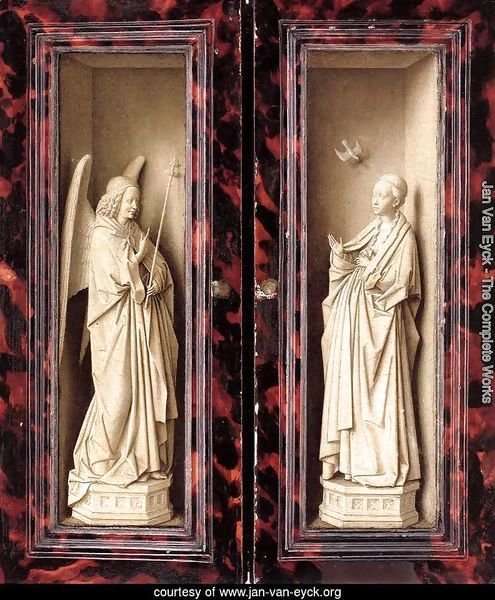 Small Triptych (outer panels) c. 1437