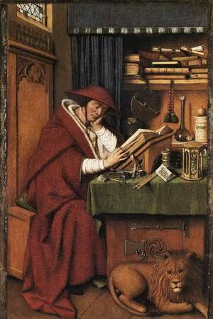 Jan Van Eyck - St Jerome 1442