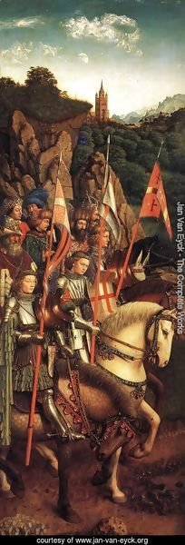 The Ghent Altarpiece- The Soldiers of Christ 1427-30