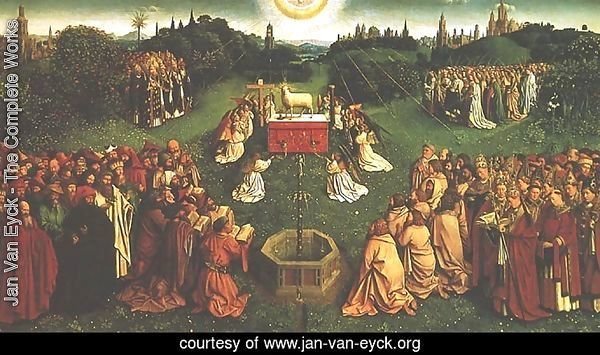 Adoration of the Mystic Lamb (The Ghent Altarpiece)